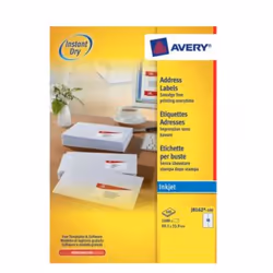 Avery J8162-100 étiquette d'adresse Blanc Etiquette auto-adhésive