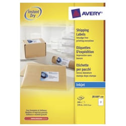 Avery J8168-100 étiquette auto-collante Blanc 200 pièce(s)