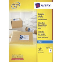 Avery J8173-100 étiquette à imprimer Blanc Imprimante d'étiquette adhésive