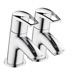 Robinets de baignoire Bristan SM 3/4 Motif sourire - Chromé