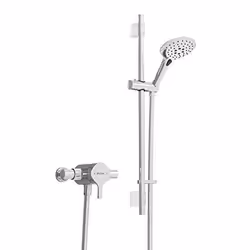 Colonne de douche - Bristan - FLT SQSHXAR C - Chrome - Réglable - Thermostatique