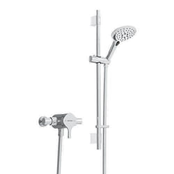 Colonne de douche - Bristan - FLT SQSHXAR C - Chrome - Réglable - Thermostatique