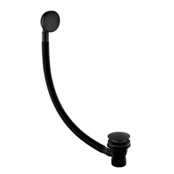 Bonde de Baignoire - Bristan - W BATH03 BLK - Noir - Clic-clac - 7x7x60 cm