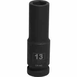 Type d'empreinte = Hexagonal Taille d’écrou = 13.0mm Taille d'entraînement = 1/2 pouce Type d'entraînement = Carré Impérial/M ...