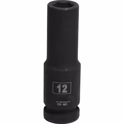 Type d'empreinte = Hexagonal Taille d’écrou = 12.0mm Taille d'entraînement = 1/2 pouce Type d'entraînement = Carré Impérial/M ...