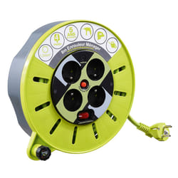 Goobay 61266 multiprise 8 m 4 sortie(s) CA Gris