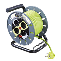 Goobay 61268 multiprise 25 m 4 sortie(s) CA Gris