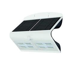 Projecteur Solaire LED - LUCECO - LEXS80W40 - IP44 - Détecteur de mouvement - 6.8 W - Blanc