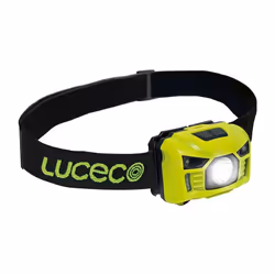 Luceco 3W 150Lm Lampe frontale à Led USB rechargeable Lampe frontale LED rechargeable par USB Fournit une lumière claire et l ...