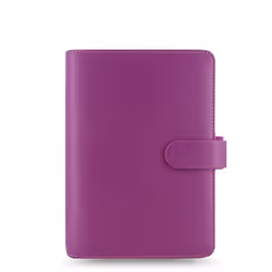 Agenda organiseur - FILOFAX - Saffiano - Framboise - Souple - 1 semaine sur 2 pages