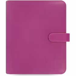 Agenda organiseur FILOFAX Saffiano - Rouge framboise - Ø 30 mm - A5 - Livré à lunité