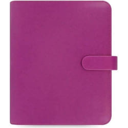 Agenda organiseur FILOFAX Saffiano - Rouge framboise - Ø 30 mm - A5 - Livré à lunité