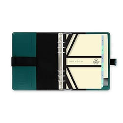 Agenda A5 - Filofax - Original - Cuir - Turquoise - Dimensions A5