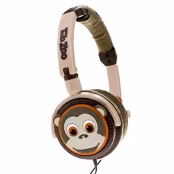 Hama Sound Bites Monkey, Avec fil, 20 - 20000 Hz, Musique, Écouteurs, Beige, Marron