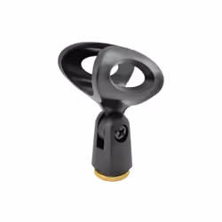 Qtx 188.142UK, Support antichoc de microphone, Toutes marques, Noir, 5/8", Plastique, 40 g