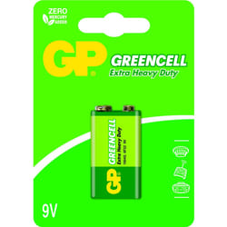 GP Batteries Greencell 9V Batterie à usage unique Chlorure de zinc