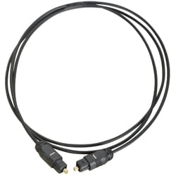 AV Link 112.200UK câble de fibre optique 1 m TOSLINK Noir