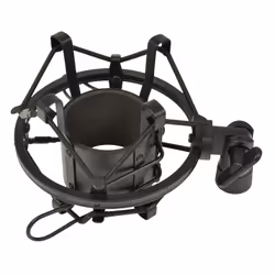 Citronic SMH45, Support antichoc de microphone, Noir, 5/8", Métal, 120 mm, 105 mm