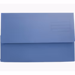 Exacompta DW250-BLUZ, Dossier manila, A4, Chanvre de Manille, Bleu, Mat, Paysage/portrait
