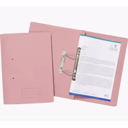 Exacompta TFM-PNKZ, Dossier manila, A4, Chanvre de Manille, Rose, Portrait, 285 g/m²