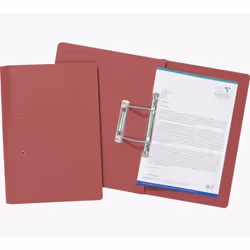 Exacompta TFM-REDZ, Dossier manila, A4, Chanvre de Manille, Rouge, Portrait, 285 g/m²
