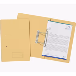 Exacompta TFM-YLWZ, Dossier manila, A4, Chanvre de Manille, Jaune, Portrait, 285 g/m²