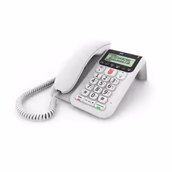 British Telecom BT Decor 2600 Premium Nuisance Call Blocker Téléphone analogique Identification de l'appelant Blanc