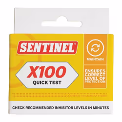 Méthode simple pour vérifier le dosage d'X100 dans l'eau d'une installation. Kit permettant de réaliser 10 tests