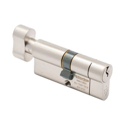 Sterling - BS1 ETN3535 - Int TS007 BS1 Cylindre de porte 35 mm Ext (70 mm) Approuve par la police 1 etoile Nickel satine