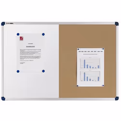 Nobo Tableau mixte liège/laqué Classic 900x600 mm, 900 mm, 600 mm, 1 pièce(s), 630 mm, 995 mm, 28 mm