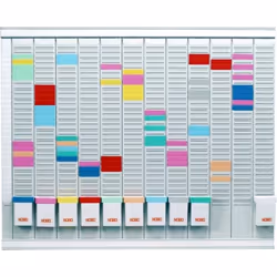 Nobo Kit planning fiches T - Planning 12 mois, 800 mm, 660 mm, 15 mm, 4,02 kg, 170 mm, 820 mm
