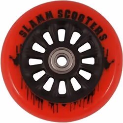 Roue de Trottinette - SLAMM - Nylon Core 100mm - Rouge - Abec 7