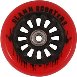 Roue de Trottinette - SLAMM - Nylon Core 100mm - Rouge - Abec 7