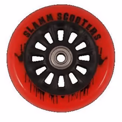 Roue de trottinette SLAMM Nylon Core 110mm - Rouge - Mixte - Enfant - Abec 9
