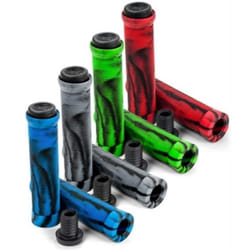 Poignée trottinette Freestyle SLAMM Pro Swirl Bar Grips - Marque SLAMM - Blanc - Mixte