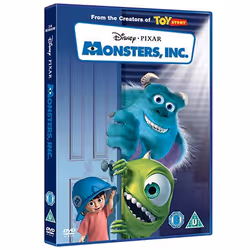 Disney Monsters Inc., Film d'animation/bande dessinée, DVD, G, Anglais, 2D, États-Unis d'Amérique