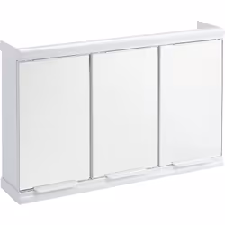 PRINCESS es el clásico camerino de 3 puertas de espejo ideal para guardar lo más íntimo. Color blanco. Medidas 58,5x14x38 cms ...