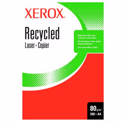 Xerox Recycled Paper A4, White, 80 g/m², 105±2 µm, 95%, 4 année(s), 500 feuilles, 30±2