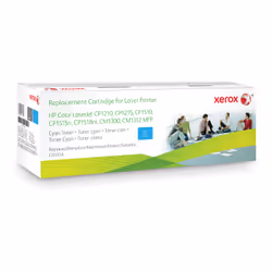 Xerox Toner cyan. Equivalent à HP CB541A. Compatible avec HP Colour LaserJet CM1312 MFP, Colour LaserJet CM1525, Colour Laser ...