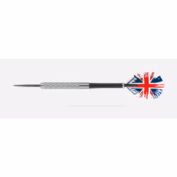 Harrows Darts Torpedo, Embout en acier, Noir, Argent, Adulte, 49 mm, 6,5 mm, 21 g