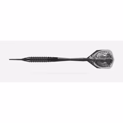 Harrows Darts Black Arrow, Embout doux, Noir, Laiton, Adulte, 51 mm, 18 g