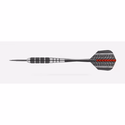Harrows Darts 880602, Embout en acier, Noir, Gris, Acier inoxydable, 22 g