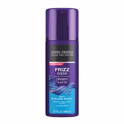 JOHN FRIEDA Frizz Ease Spray Coiffant Boucles Couture 200ml, Laque, Femmes, Cheveux colorés, Cheveux bouclés, 200 ml, Anti-fr ...