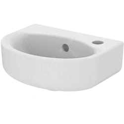 Ideal Standard Connect - Lavabo 350x155x260 mm, 1 ouverture pour mitigeur, avec déversoir, blanc E791301