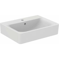 Ideal Standard - Connect - Lavabo Cube , 60x46x18 cm, un trou pour mitigeur, blanc E714101