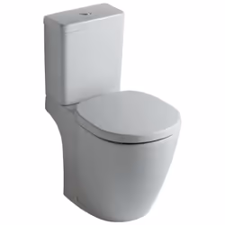 Pack WC Cube Connec prêt à poser Ideal Standard avec abbantant frein de chute. Caractéristiques du Pack WC Cube Connect : En ...