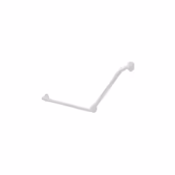 Barre monobloc en aluminium extrudé peinture epoxy blanche ou finition inox. Diamètre 35mm pour une bonne préhension, anticor ...