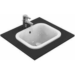 Ideal Standard - Connect - Lavabo encastré, 42x35 cm, avec déversoir, blanc E505501