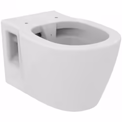 WC suspendu Connect sans bride de rinçage. couleur blanche matériau : céramique fond creux rinçage sans bride Rimless évacuat ...