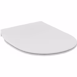 Abattant de WC plat couleur : blanche matériau : thermoplast